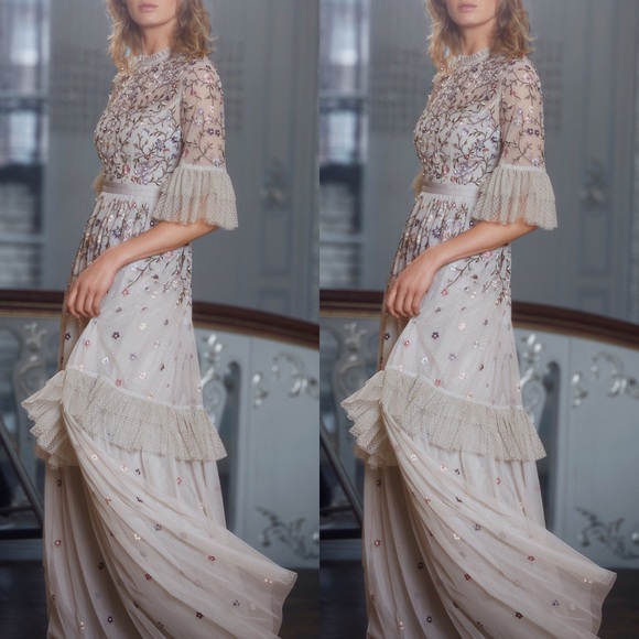 Anthropologie x BHLDN Needle & Thread Jamila Dress - Picture 2 of 8